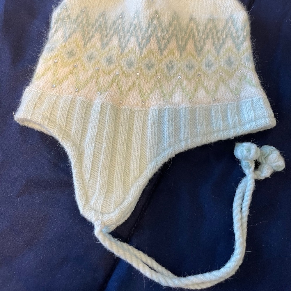 Pastel colored beanie